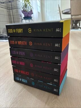 Rina Kent 'God of' Book Box Set - Colorful Spines